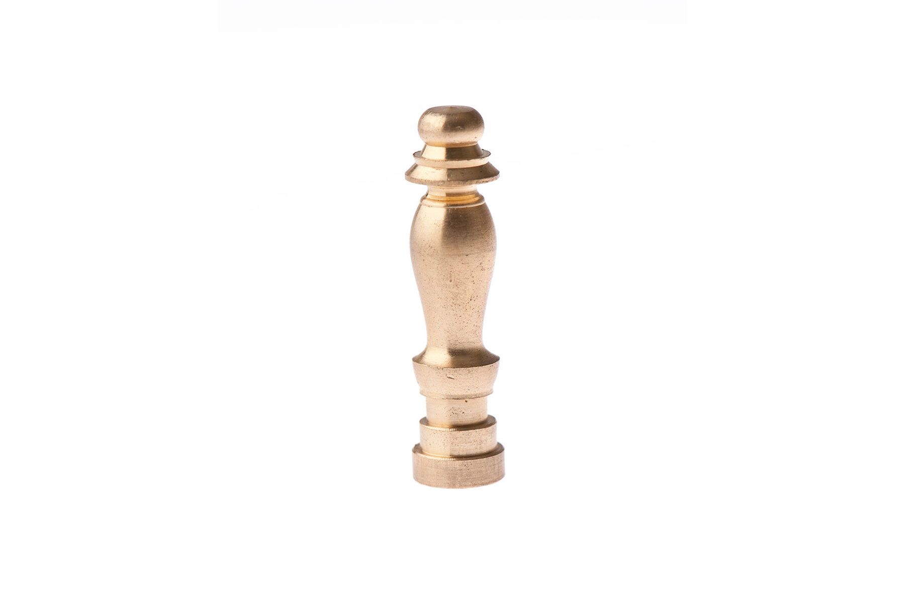 Finial - Brass 1/4-27" 11/2" Height