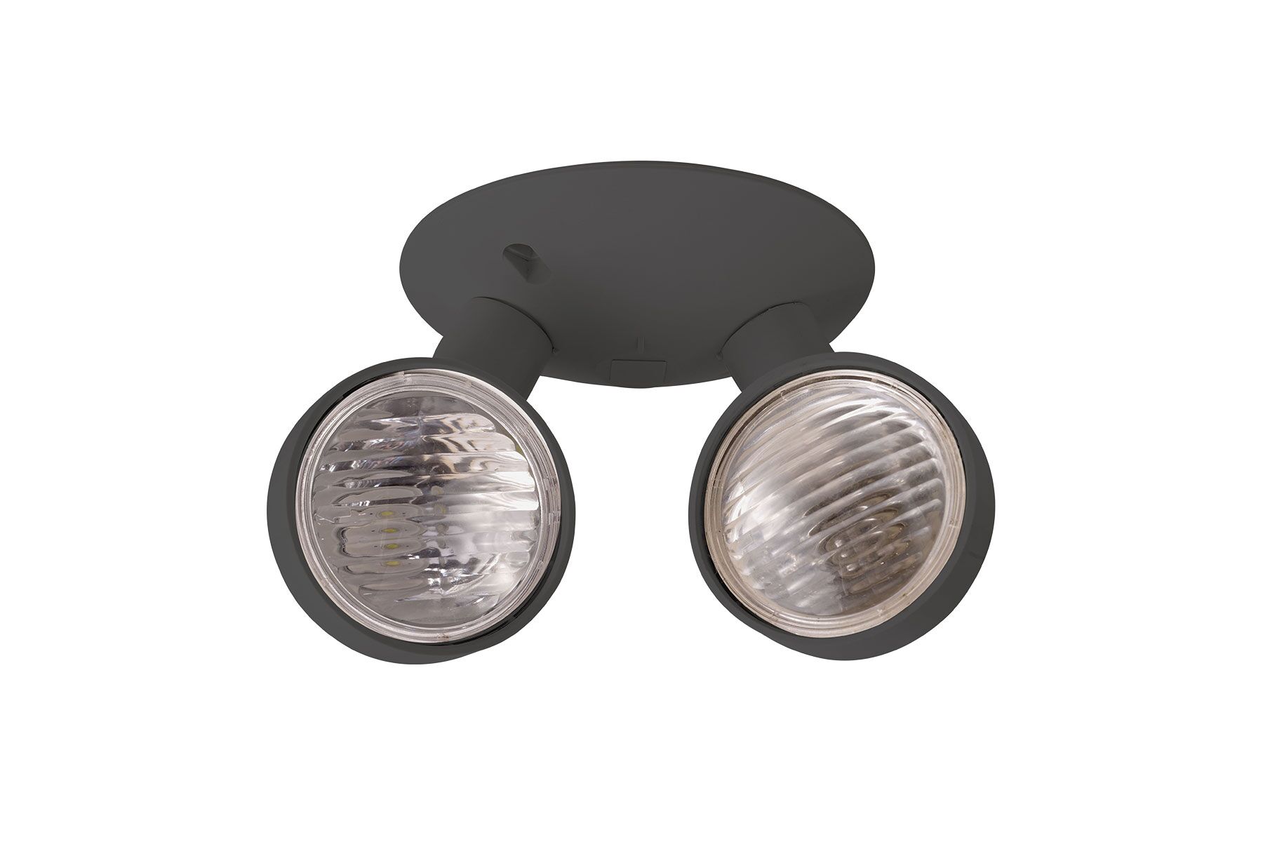ER210DBL-U24D-2 - LED Dual Remote Heads Emergency Light, Thermoplastic Adjustable 2 X 1W Heads, 6V - 24VDC