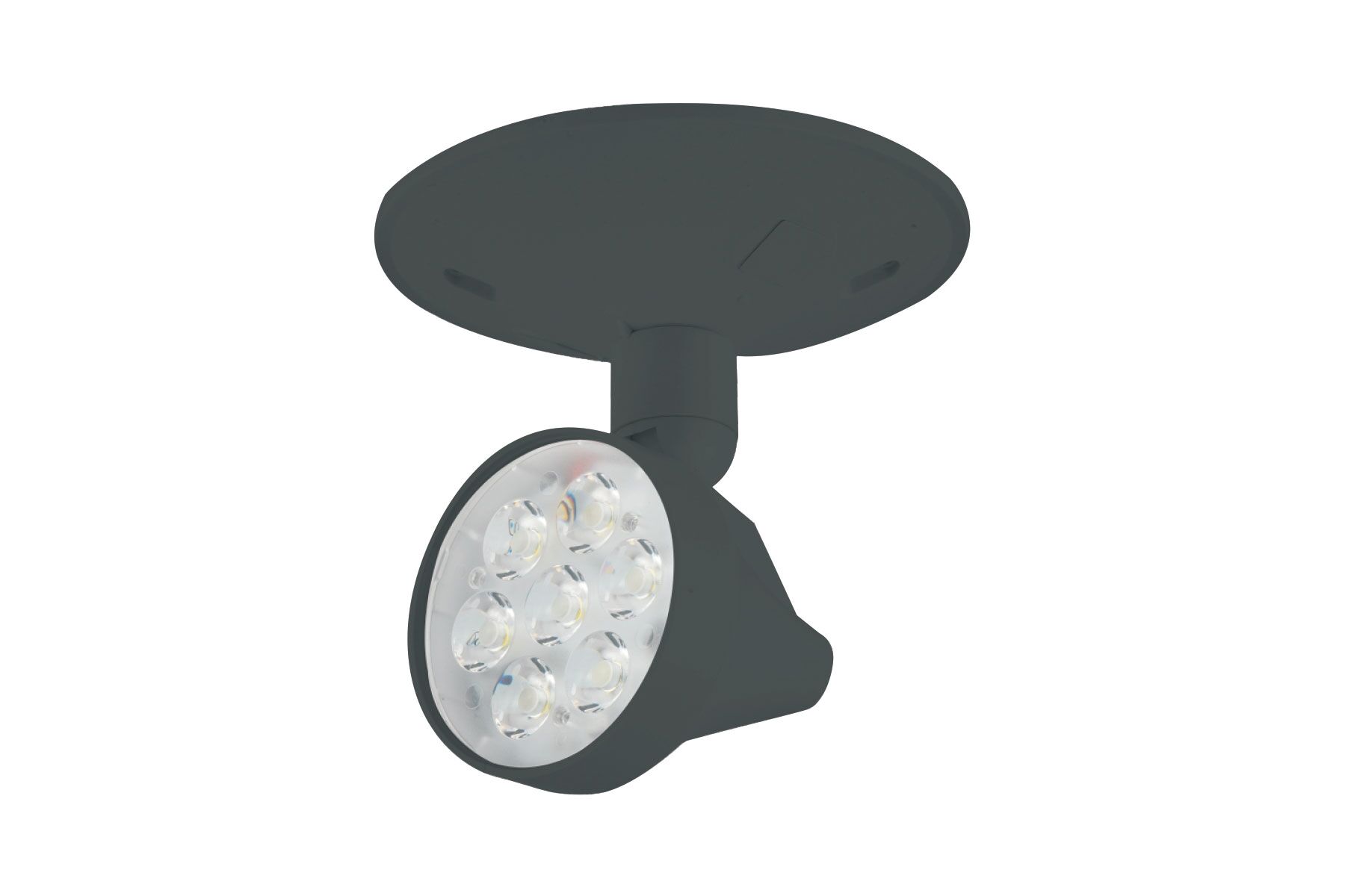 ER270SBL-U24D-7 - LED Single Remote Head Emergency Light, Thermoplastic Adjustable 1 X 7W Heads, 6V - 24VDC