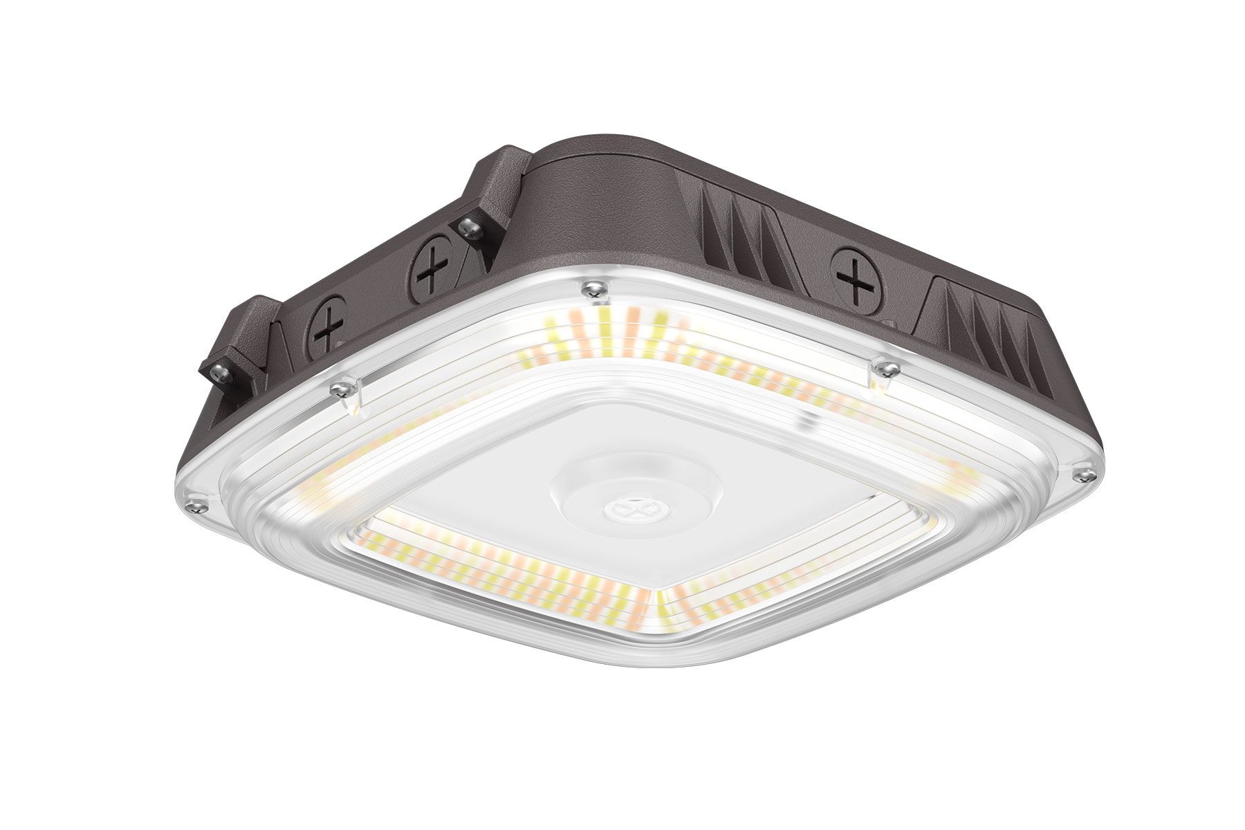 CNM6-M80WC0-SB-BL - Multi-Wattage and Colour Selectable Integrated LED Outdoor Security, Garage and Canopy Lights with Photocell, 20W - 3000K = 3176LM / 4000K = 3199LM / 5000K = 3304LM, 40W - 3000K = 6423LM / 4000K = 6572LM / 5000K = 6541LM, 60W - 3000K = 9047LM / 4000K = 9516LM / 5000K = 9338LM, 70W - 3000K = 10,054LM / 4000K = 10,656LM / 5000K = TBA, 80W - 3000K = 11,429LM / 4000K = 12,348LM / 5000K = 12,150LM, 120 - 347V